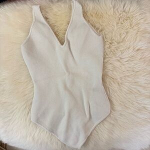 Abercrombie and Fitch White Bodysuit